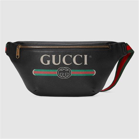 black gucci print leather belt bag buy from china|gucci belt bag original.